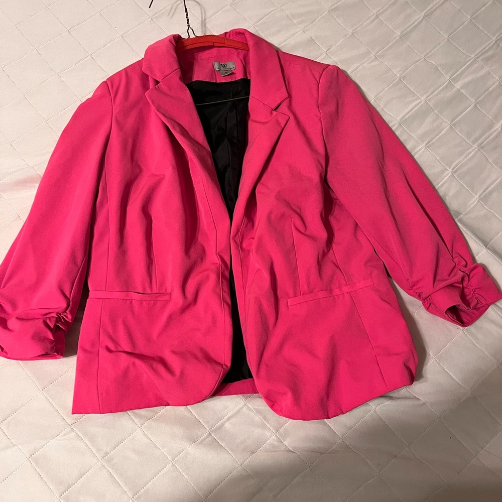 Hot pink blazer